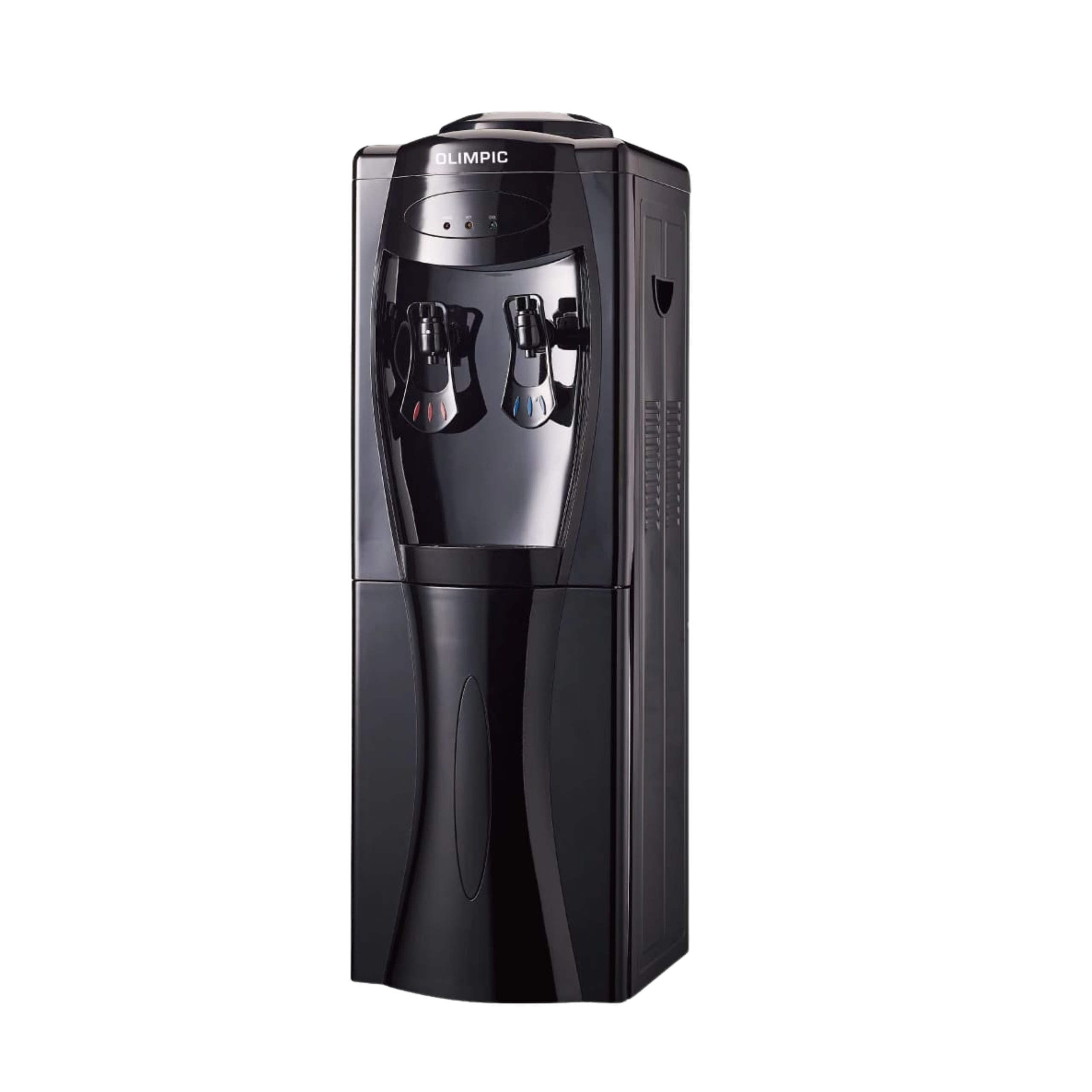 Untitled design(7) Olimpic Water Dispenser with Cabinet Black Color - Image 1